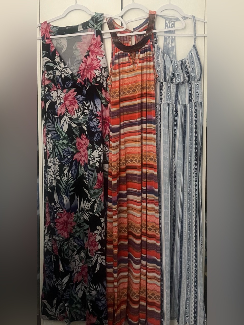 Long Maxi Dresses Bundle of 3, Large